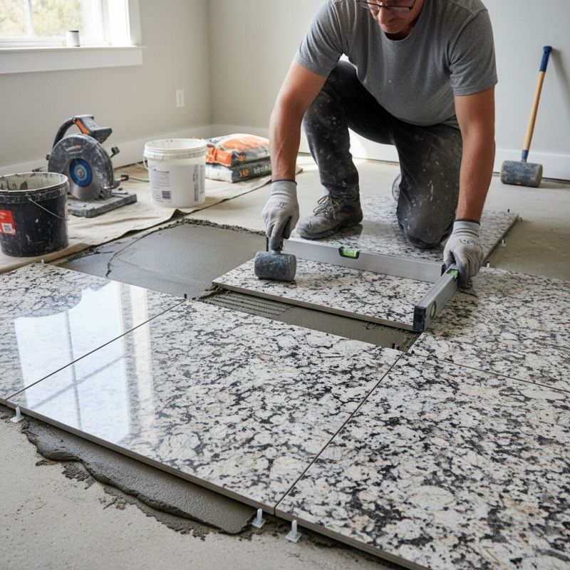 Granite Tile Installation